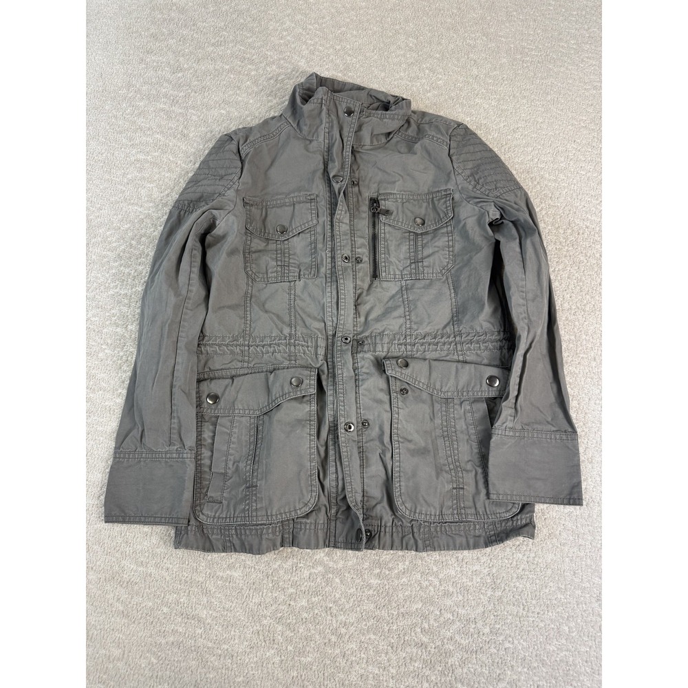 Banana Republic‎ Jacket Womens Small Petite Utility Safari Pockets Coat